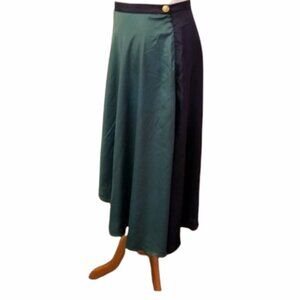 Alice Moon Blue and Green high low skirt size S (53)42)